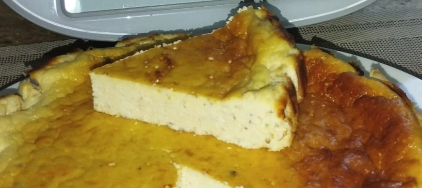TARTA DE QUESO LIGHT CON PISTACHOS CON THERMOMIX EN RIBERA DEL FRESNO