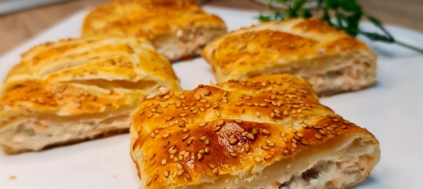 HOJALDRE DE SALMÓN CON THERMOMIX