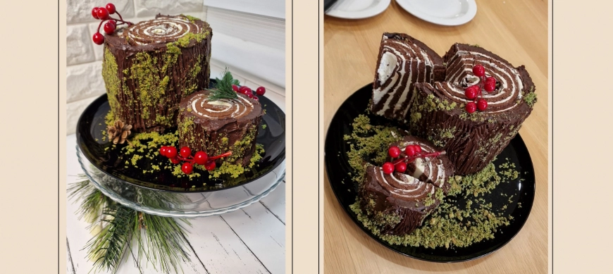 TRONCO DE NAVIDAD CON THERMOMIX