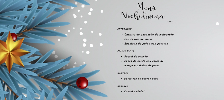 "MENÚ NAVIDAD" con Thermomix