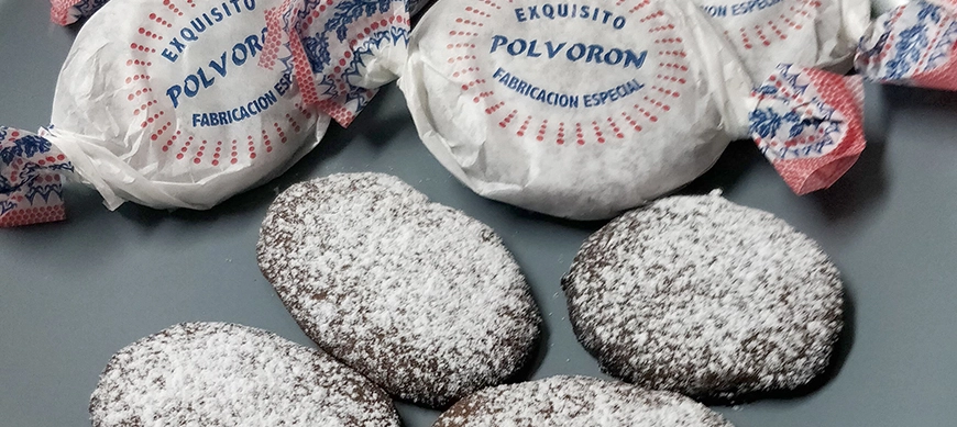 POLVORONES DE CACAO Y ALMENDRAS CON Thermomix® - DON BENITO - BADAJOZ