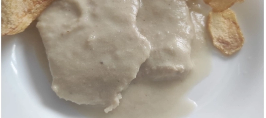 Filetes de lomo en salsa de queso en Thermomix, Calamonte y Mérida