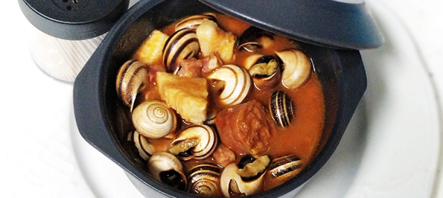 CARACOLES A LA MADRILEÑA (COCCION LENTA) CON Thermomix® TM6 - DON BENITO - BADAJOZ