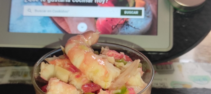 SALPICÓN DE MARISCO CON THERMOMIX EN RIBERA DEL FRESNO