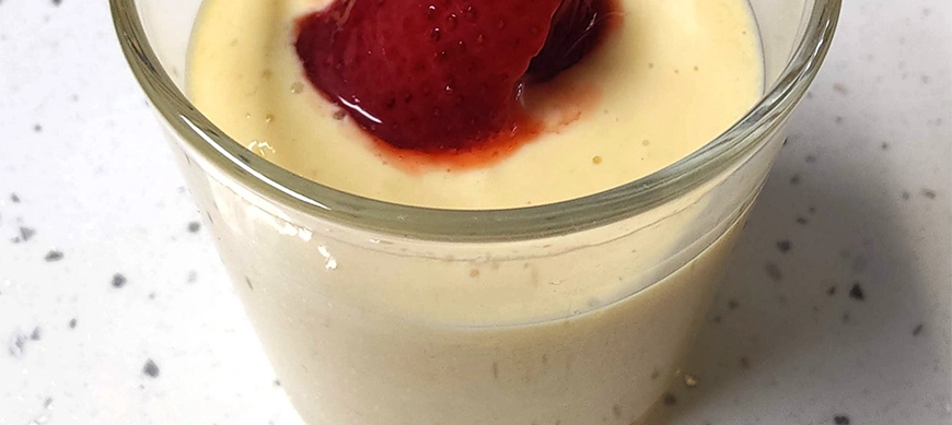 POSTRE RAPIDO DE MANGO CON FRESAS CON Thermomix® TM6 - DON BENITO - BADAJOZ