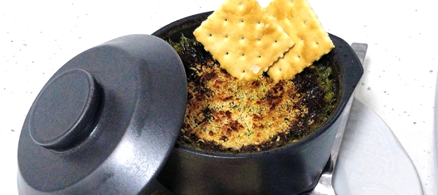 DIP HORNEADO DE ESPINACAS Y QUESO DE CABRA SIN LACTOSA CON Thermomix® TM6 - DON BENITO - BADAJOZ