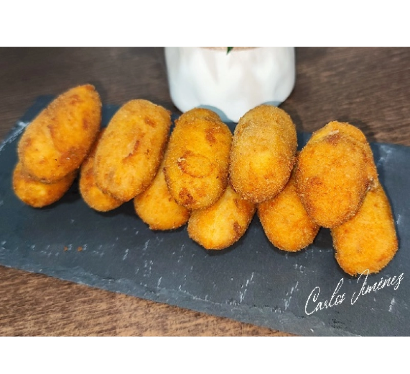 CROQUETAS DE PUCHERO EN THERMOMIX. VILLANUEVA DE LA SERENA, DON BENITO, MERIDA.