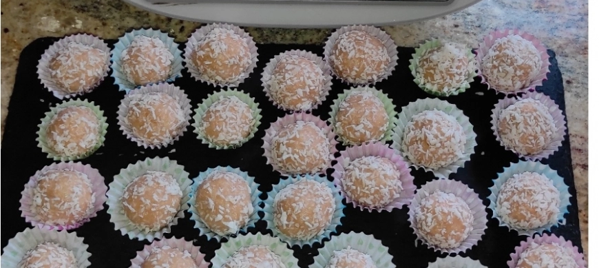 BOLITAS DE COCO Y GALLETAS CON THERMOMIX EN RIBERA DEL FRESNO