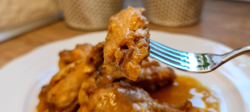 ALITAS DE POLLO EN SALSA DE SOJA Y MIEL CON THERMOMIX