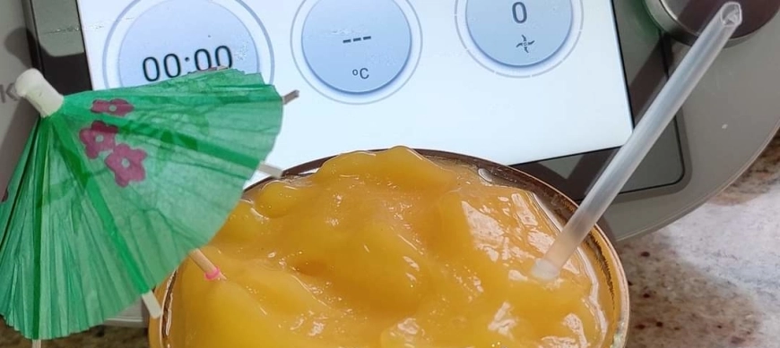 SORBETE DE MANGO CON THERMOMIX EN RIBERA DEL FRESNO