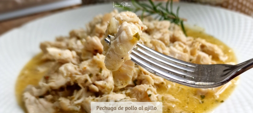 POLLO AL AJILLO CON THERMOMIX