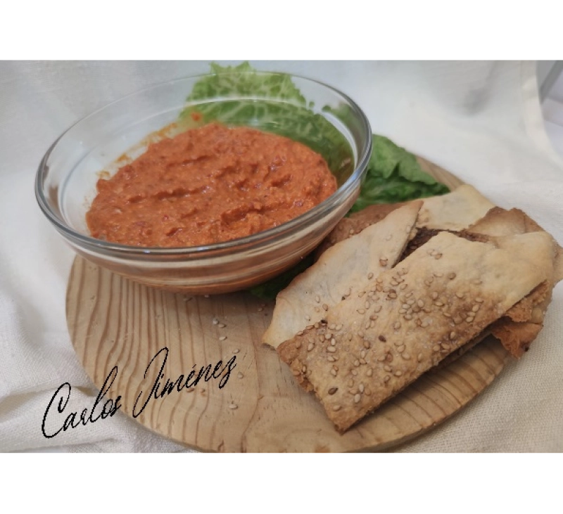 MUHAMMARA EN THERMOMIX. Villanueva de la Serena / Don Benito; Badajoz.