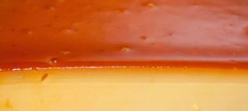 Flan de turrón en thermomix Merida