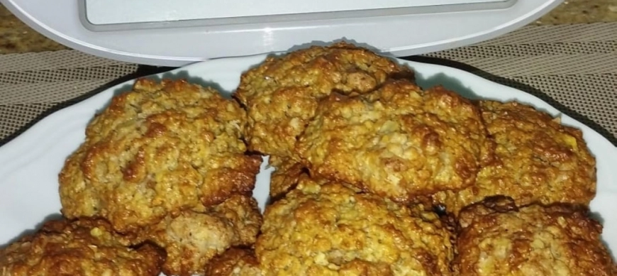 GALLETAS DE AVENA, MANZANA Y NUECES CON THERMOMIX EN RIBERA DEL FRESNO
