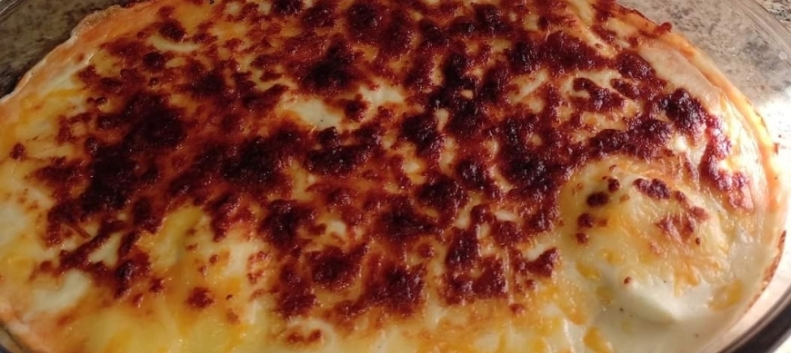 HUEVOS GRATINADOS RELLENOS DE JAMON YORK CON THERMOMIX EN RIBERA DEL FRESNO