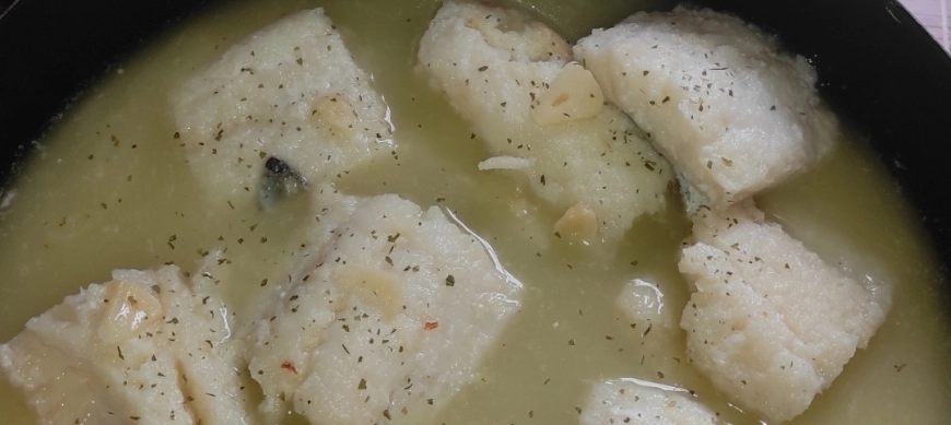 BACALAO AL PIL PIL CON THERMOMIX EN RIBERA DEL FRESNO