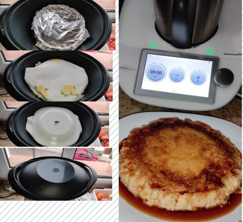 FLAN DE CLARAS EN VAROMA EN THERMOMIX DE RIBERA DEL FRESNO
