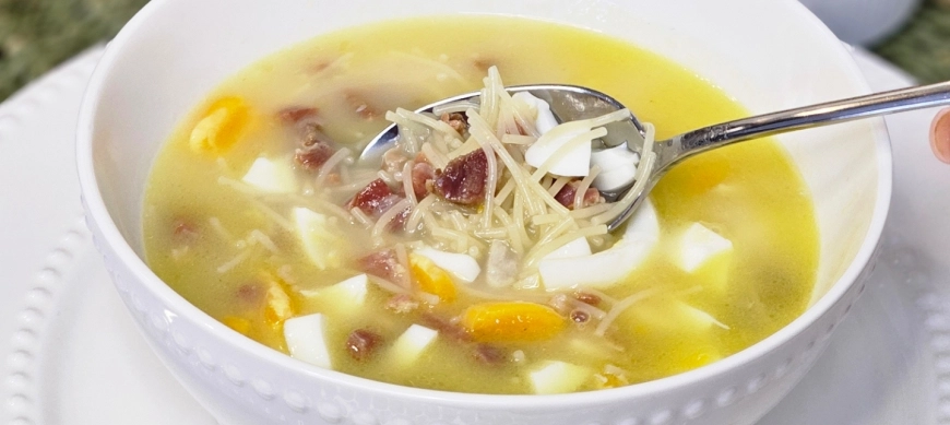 SOPA DE JAMÓN CON THERMOMIX