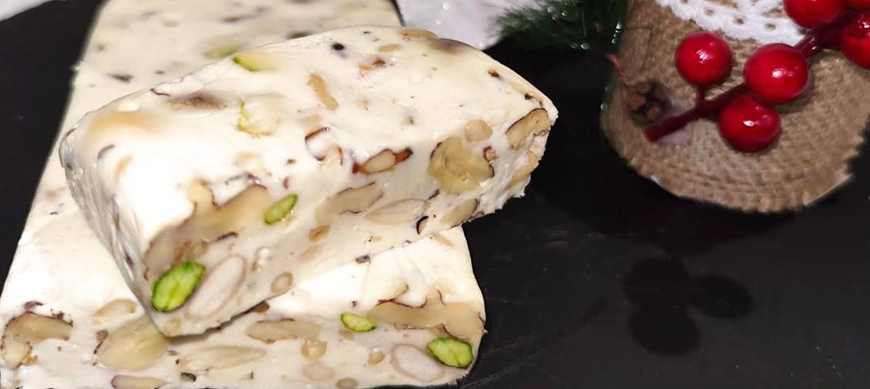 TURRON DE CAMEMBERT CON FRUTOS SECOS CON Thermomix® - DON BENITO - BADAJOZ