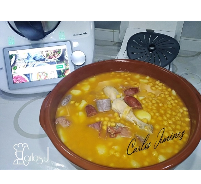 COCIDO EXTREMEÑO EN THERMOMIX. Receta actualizada. Villanueva de la Serena; Badajoz.