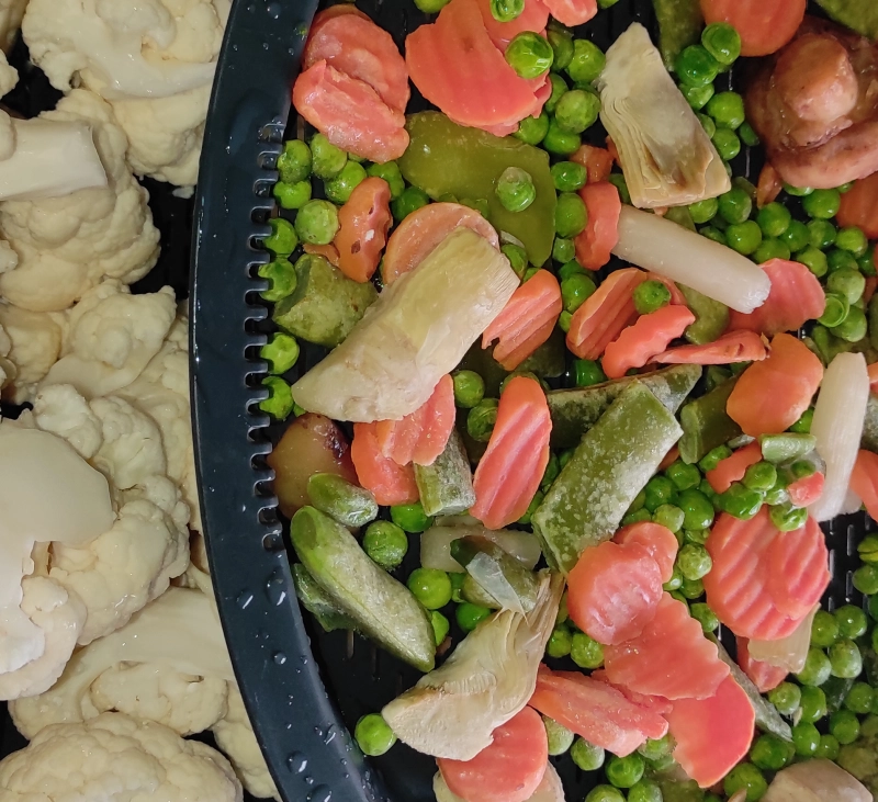 COCCION DE VERDURAS EN VAROMA EN THERMOMIX DE RIBERA DEL FRESNO