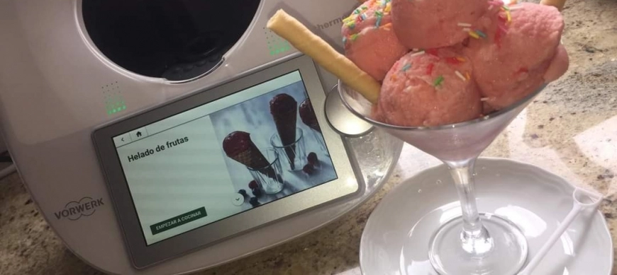 HELADO DE SANDÁA CON THERMOMIX EN RIBERA DEL FRESNO