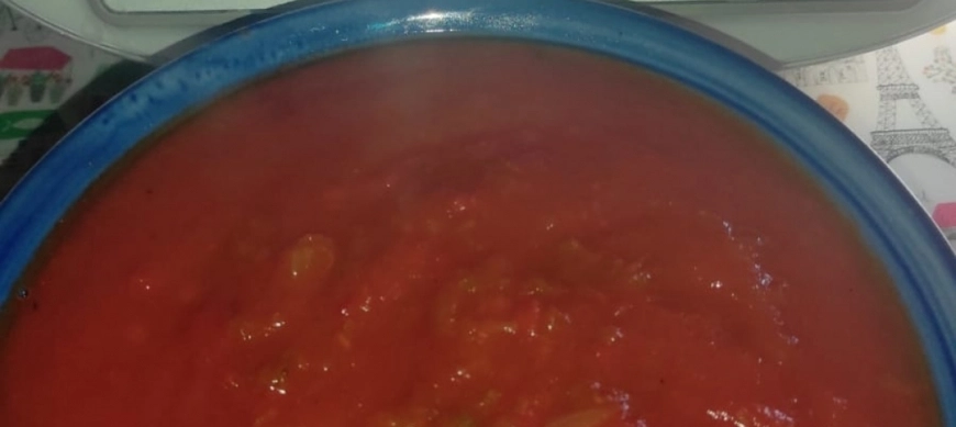 SALSA DE TOMATE CASERA CON THERMOMIX EN RIBERA DEL FRESNO