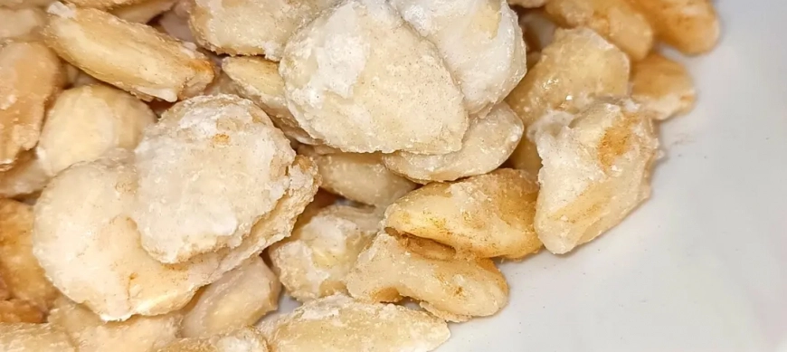 ALMENDRAS CARAMELIZADAS A LA CANELA CON THERMOMIX. BADAJOZ, VILLANUEVA