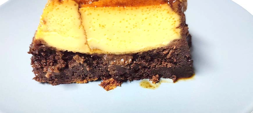 FLAN BROWNIE CON Thermomix® TM6 - DON BENITO - BADAJOZ