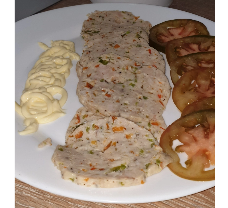 GALANTINA DE POLLO CON THERMOMIX VILLANUEVA DE LA SERENA-BADAJOZ