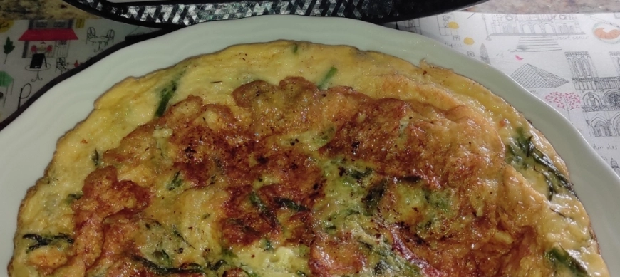 TORTILLA DE ESPÁRRAGOS CON THERMOMIX EN RIBERA DEL FRESNO