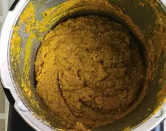 Step <p>Programamos 30 min / 120ºC / vel2 </p><p>Pasado los 30 minutos programamos 1 min / vel 7</p> illustration