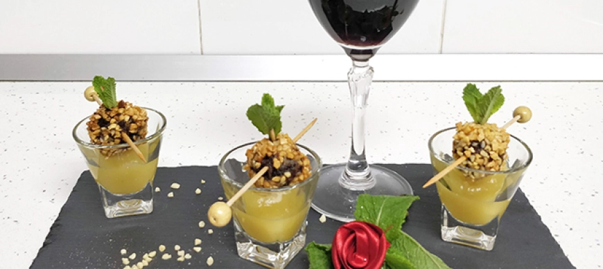 BOMBONES DE MORCILLA CON PURE DE MANZANA CON Thermomix® - DON BENITO - BADAJOZ