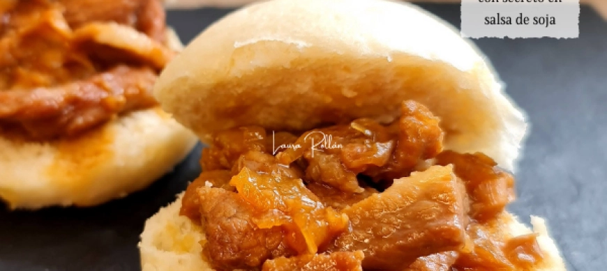 PAN BAO CON SECRETO EN SALSA DE SOJA CON THERMOMIX