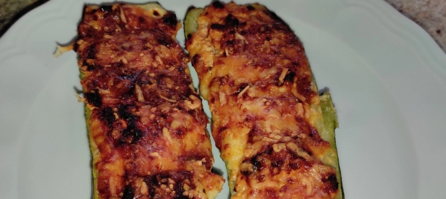 CALABACINES RELLENOS DE CARNE DE POLLO CON THERMOMIX EN RIBERA DEL FRESNO
