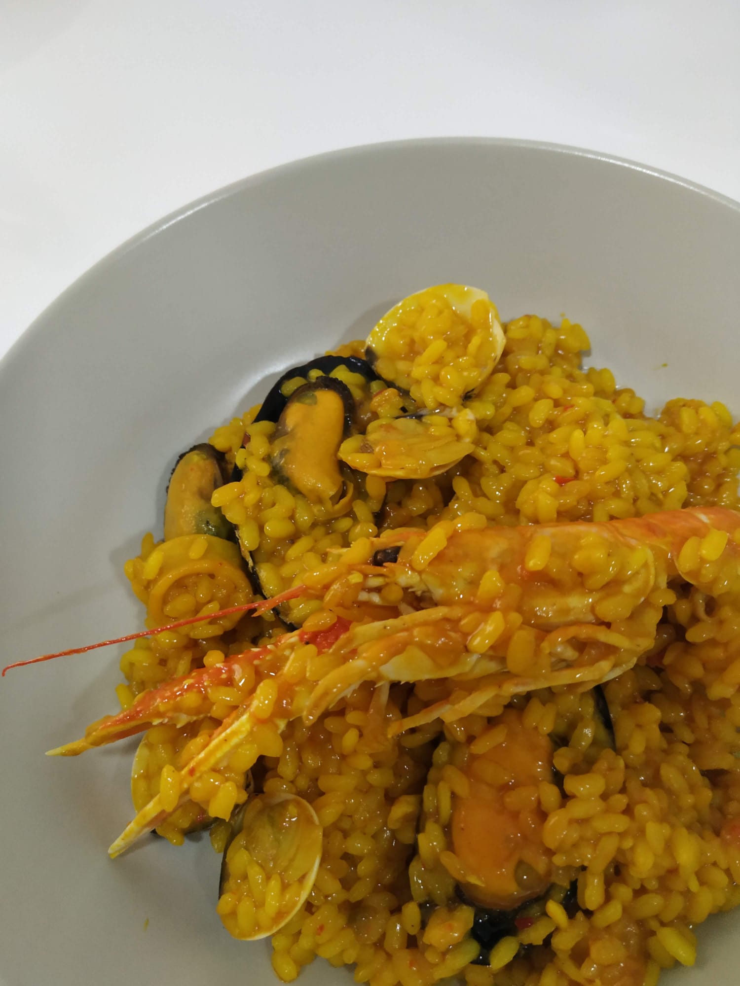 Paella de marisco Thermomix® Don Benito Badajoz Pastas y