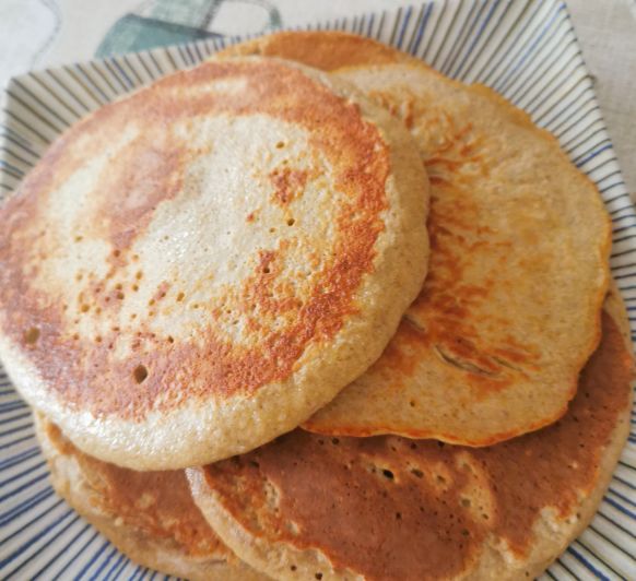 Tortitas de avena y plátano