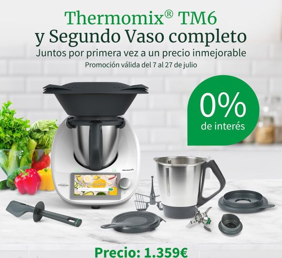 Thermomix® tm6 SIN INTERESES !! Y 2 VASOS COMPLETOS !!!