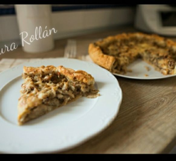 Galette de setas y beicon