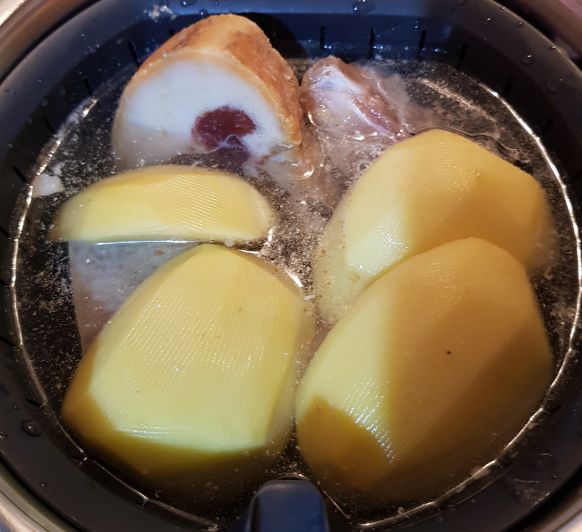 Caldo en 3 niveles, Crema de verduras y Croquetas! TODO EN 1