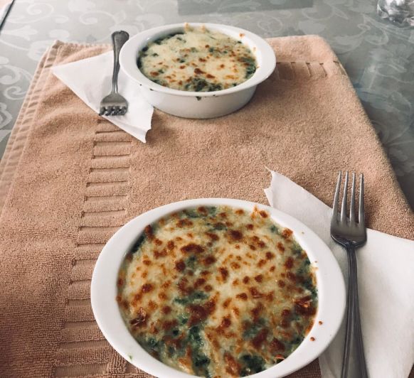 Espinacas a la crema