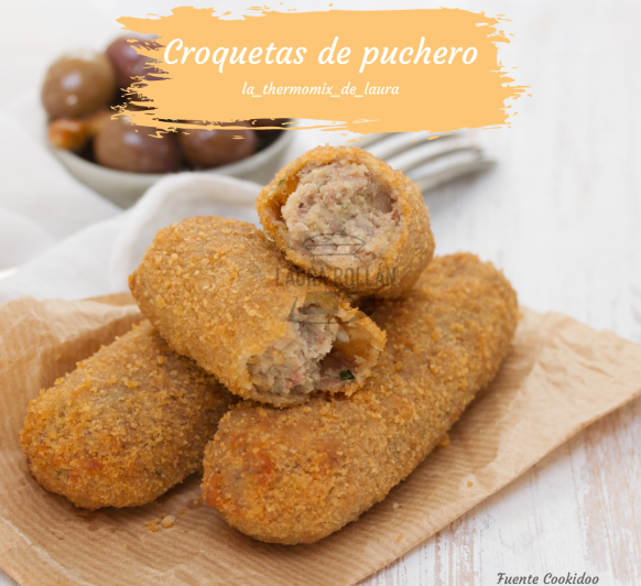 CROQUETAS DE PUCHERO CON Thermomix®