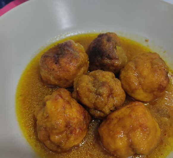 Albóndigas de merluza en salsa de vino blanco - Thermomix® - Don Benito - Badajoz