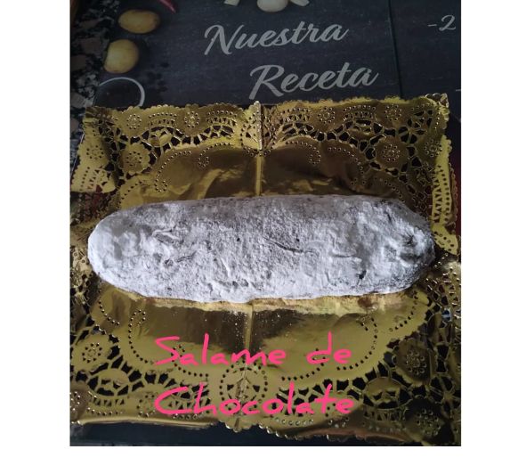 Salame de chocolate. Thermomix® . Badajoz.